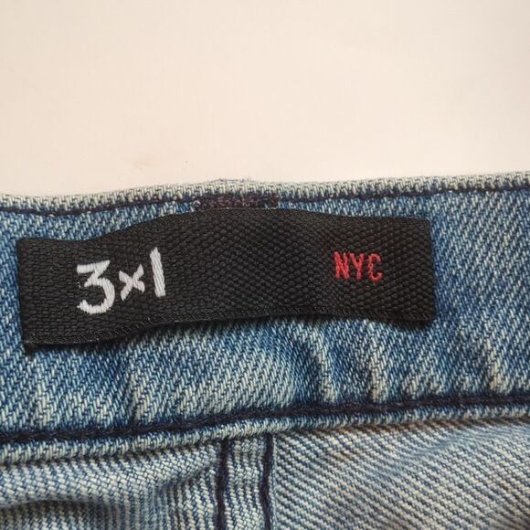 3x1 NYC Shelter Slim Pillars Button Fly Jeans 27 - Picture 4 of 10